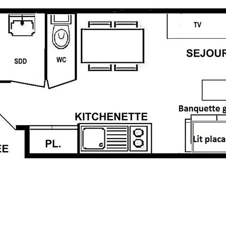 Aux Saisies, Balcon Sud, 5 Pers - Fr-1-594-315 Appartamento Hauteluce